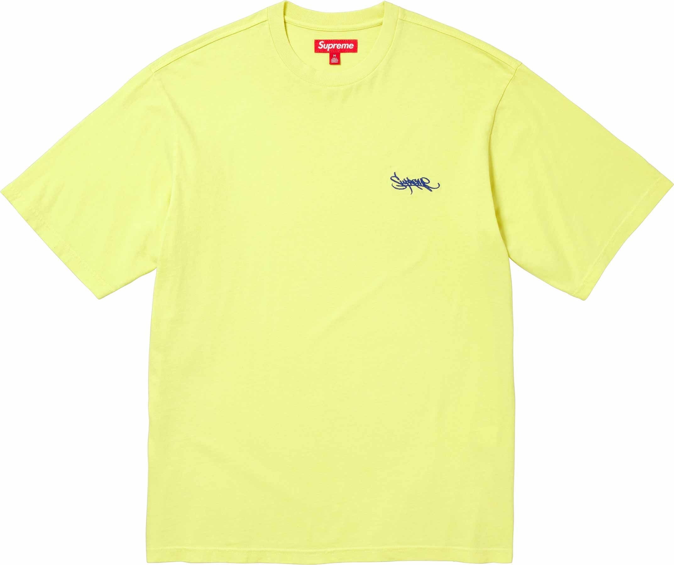 Washed Tag S/S Top view 2